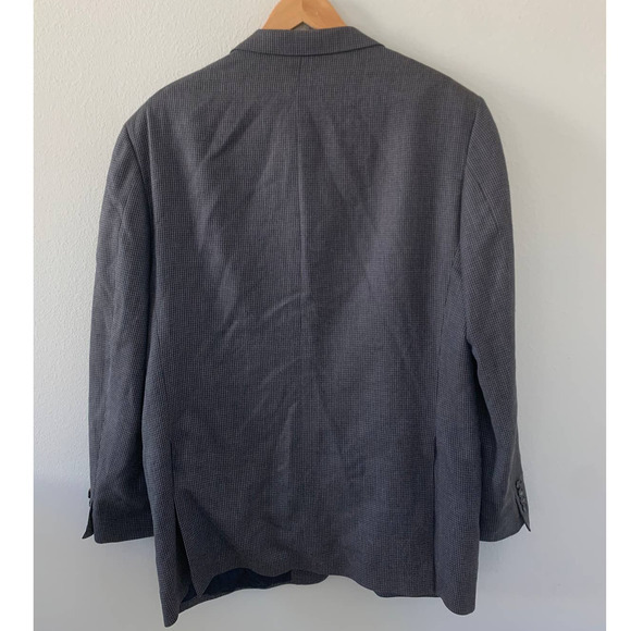 JOSEPH ABBOUD Checked Blazer Size 46 L Check 100% Wool 1450/1 - Picture 2 of 8